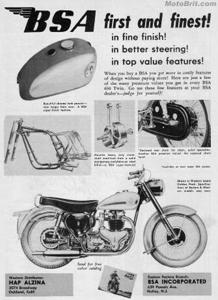 1958 BSA A10 Flash