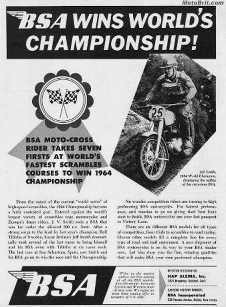 1964 BSA Scrambles Win