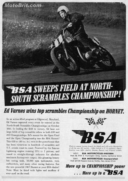 BSA Hornet Win