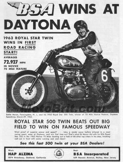 1963 BSA Royal Star 500cc Win