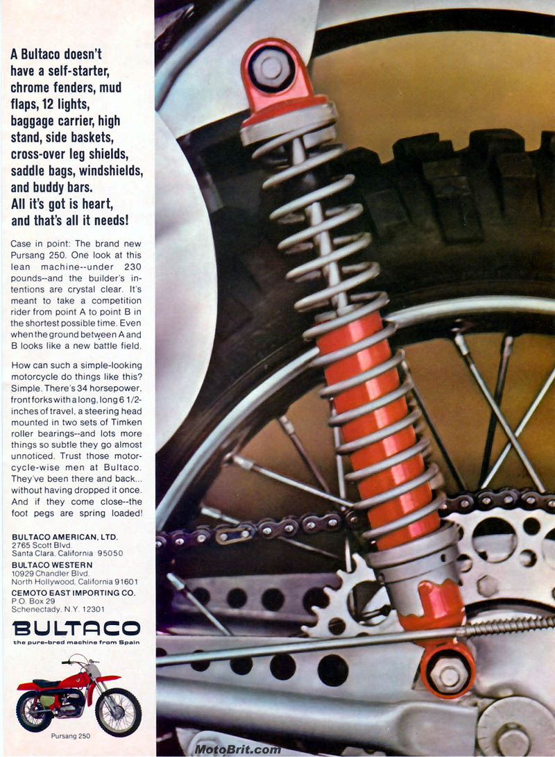 Bultaco 250cc Pursang