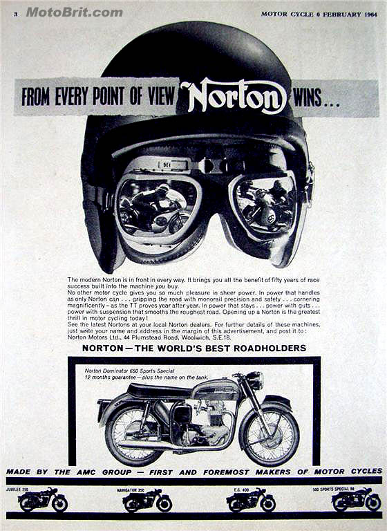 1964 Norton Motorcycle Racing