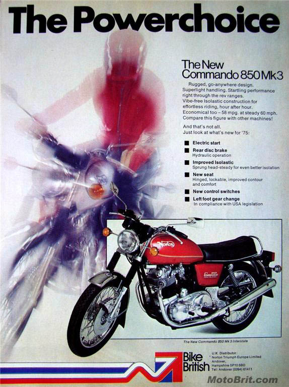 1975 Norton Interstate UK