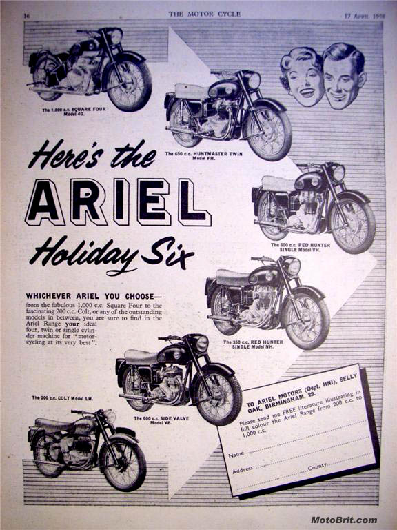 1958 Ariel Line