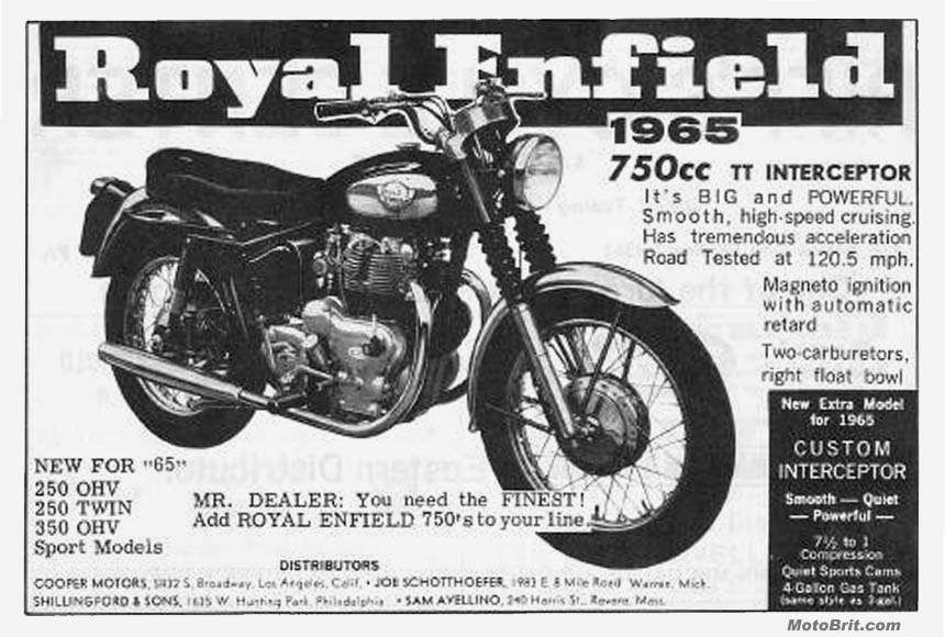 1965 Royal Enfield 750cc Interceptor