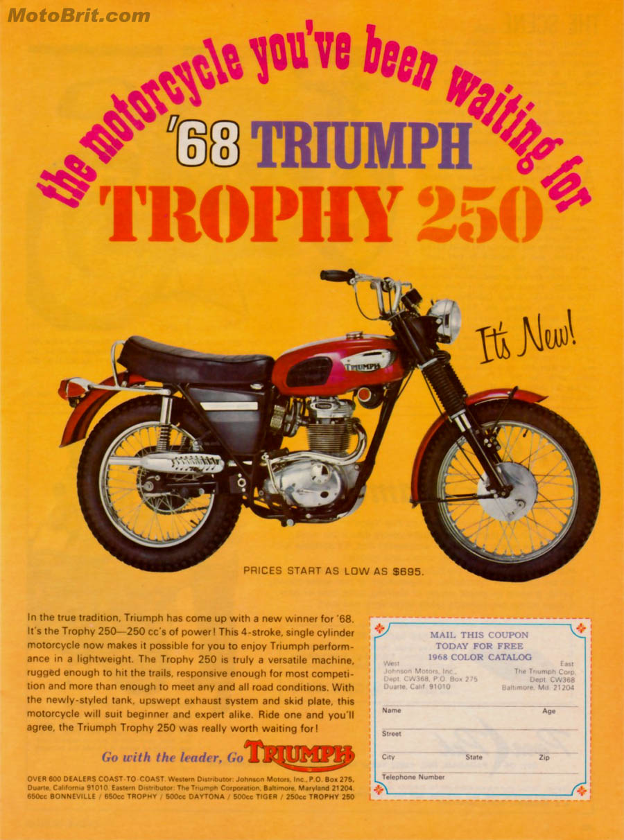 1968 Triumph 250 Trophy