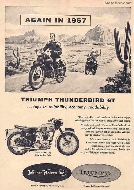 1957 Triumph Thunderbird 6T