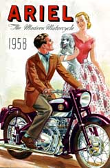 1958 Ariel motorcycle brochure