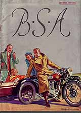 1938 BSA motorcycle brochure