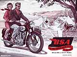 1954 BSA motorcycle brochure