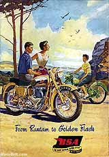 1955 BSA motorcycle brochure