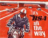 1966 BSA motorcycle brochure