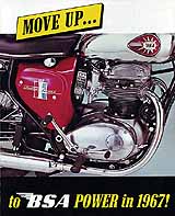 1967 BSA motorcycle brochure