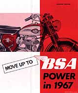 1967 BSA motorcycle brochure type 3