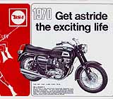 1970 BSA motorcycle brochure