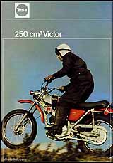 1971 BSA 250 Victor motorcycle UK brochure