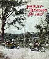 1927 Harley-Davidson motorcycle brochure