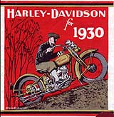 1930 Harley-Davidson motorcycle brochure