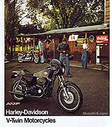 1977 Harley-Davidson motorcycle brochure