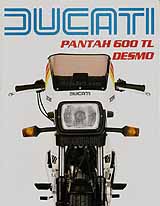 Ducati 600 TL Pantah motorcycle brochure