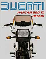 Ducati 600 TL Pantah motorcycle brochure