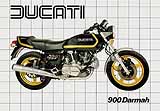 Ducati 900 SD Darmah motorcycle brochure