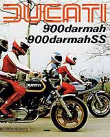 Ducati 900 Darmah & 900 Darmah SS motorcycle brochure