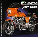 1981 Laverda Jota 1000 M motorcycle brochure