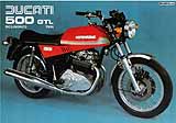 Ducati 500 GTL motorcycle brochure