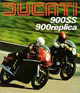 Ducati SS & Replica motorcycle brochure