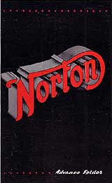 1945 Norton motorcycle brochure