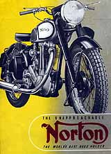 1949 Norton motorcycle brochure