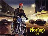 1961 Norton motorcycle brochure