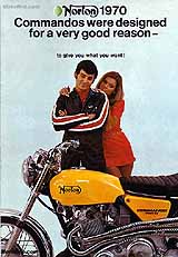 1970 Norton motorcycle brochure