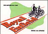 1948 Royal Enfield motorcycle brochure