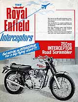 1967 Royal Enfield motorcycle brochure