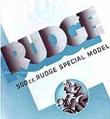 1936 Rudge 500 Special motorcycle brochure