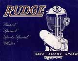 1937 Rudge motorcycle brochure