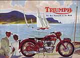 1950 Triumph motorcycle brochure