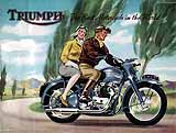 1951 Triumph motorcycle brochure