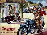 1952 Triumph motorcycle brochure