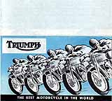 1954 Triumph motorcycle brochure