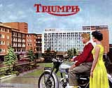 1956 Triumph motorcycle brochure