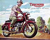 1959 Triumph motorcycle brochure