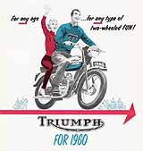 1960 Triumph motorcycle brochure