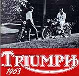 1963 Triumph motorcycle brochure