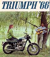 1966 Triumph motorcycle brochure