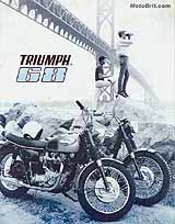 1968 Triumph motorcycle brochure