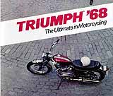 1968 Triumph motorcycle brochure style 2