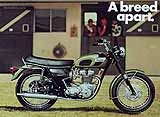 1970 Triumph motorcycle brochure